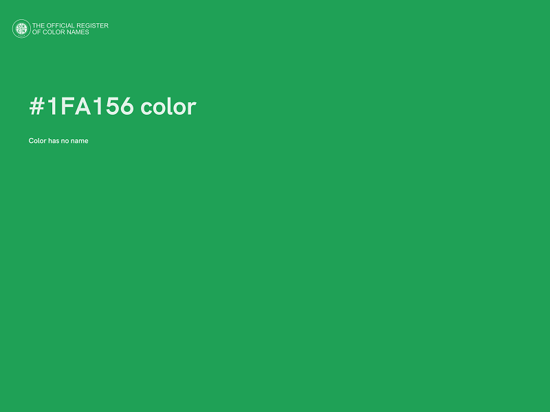 #1FA156 color image