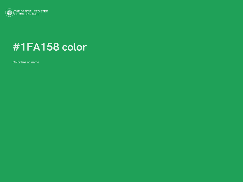 #1FA158 color image