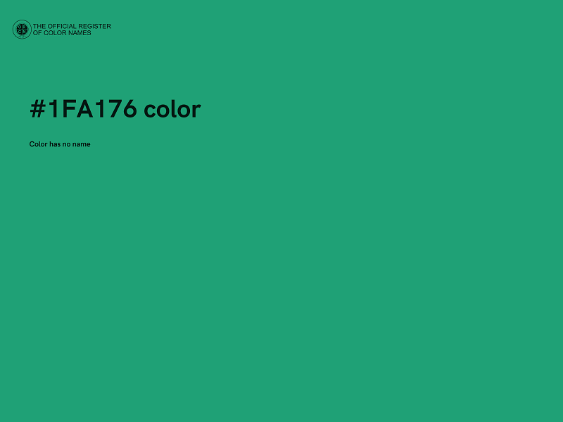 #1FA176 color image