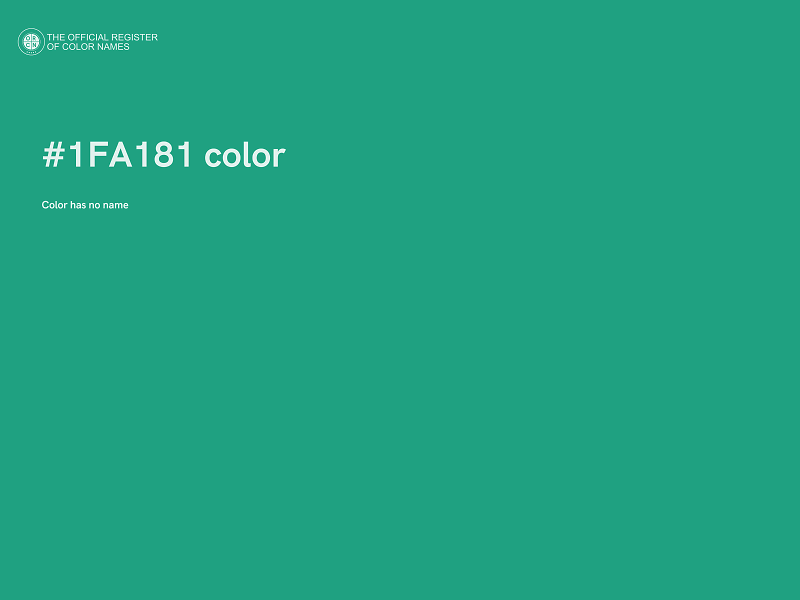 #1FA181 color image