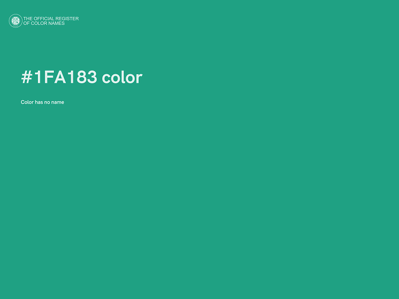 #1FA183 color image