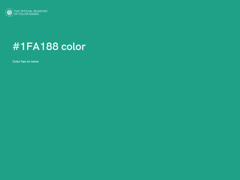 #1FA188 color image