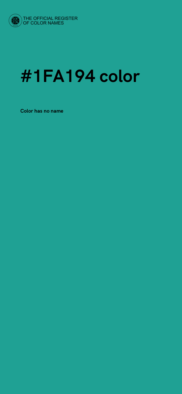 #1FA194 color image