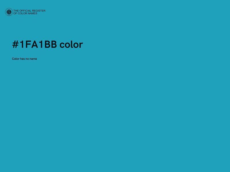 #1FA1BB color image