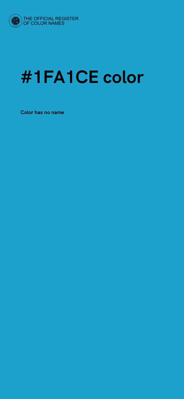 #1FA1CE color image