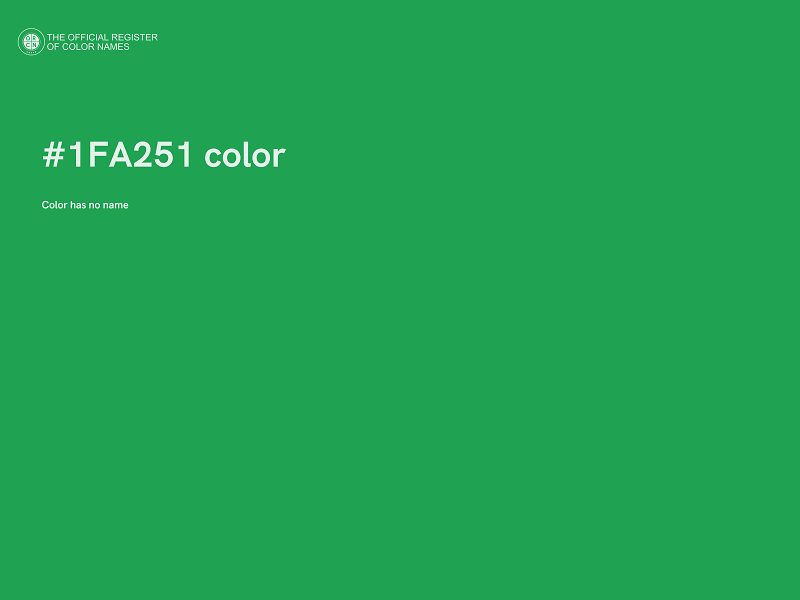 #1FA251 color image