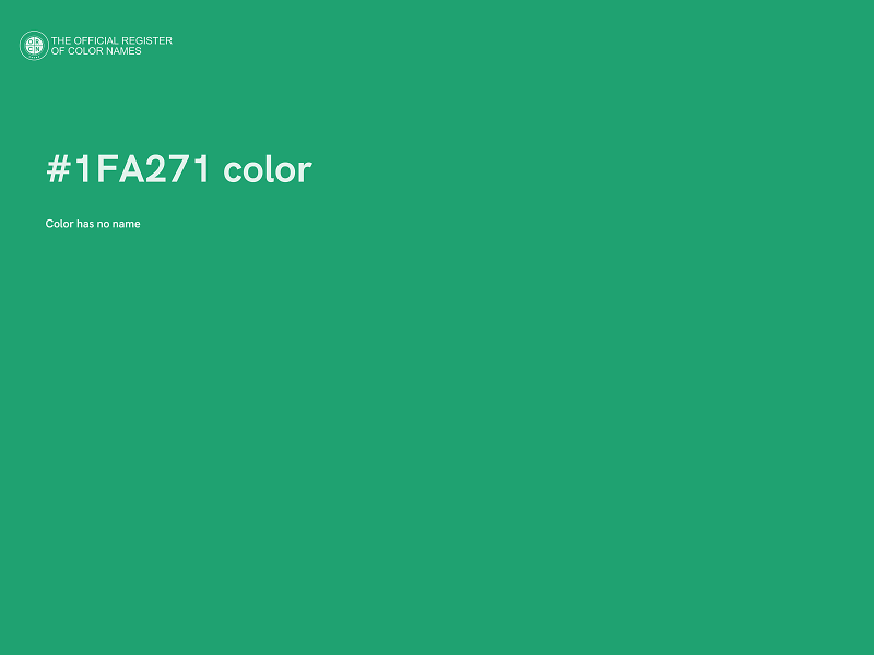 #1FA271 color image