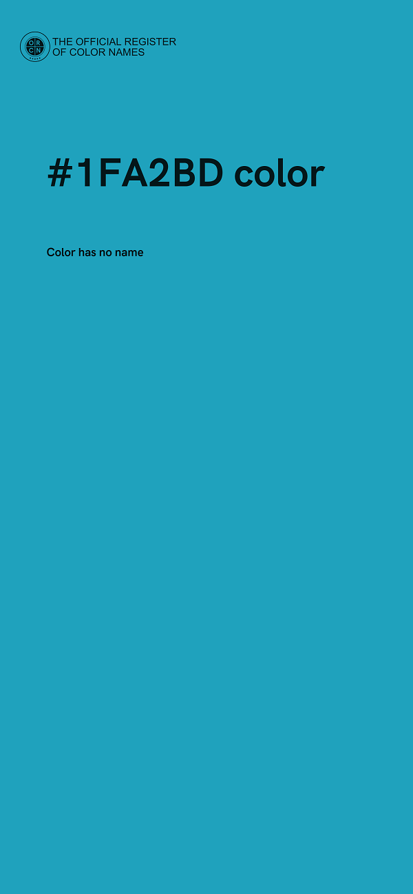 #1FA2BD color image