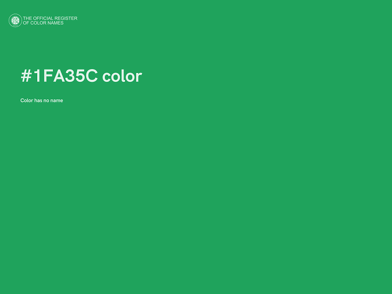#1FA35C color image