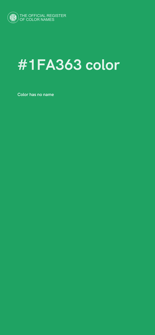 #1FA363 color image