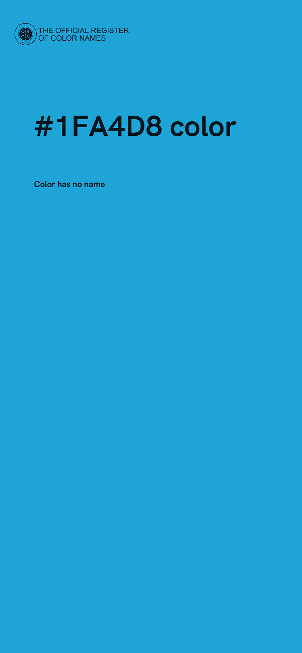 #1FA4D8 color image