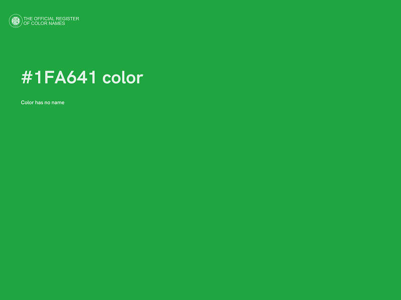 #1FA641 color image