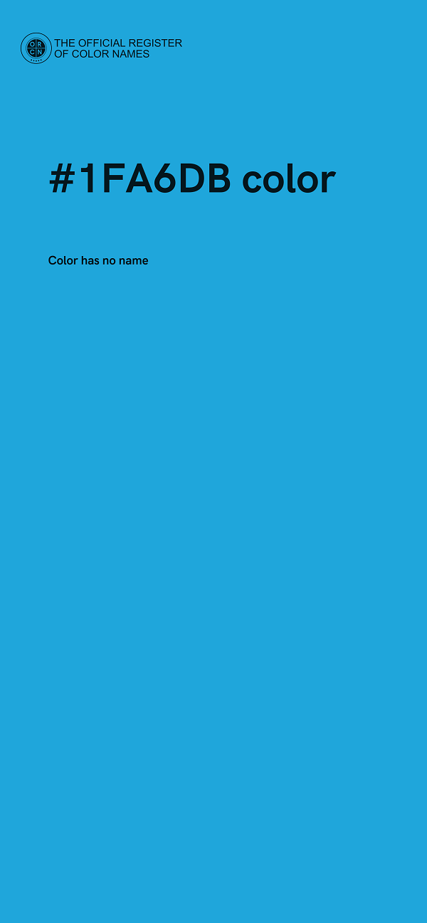 #1FA6DB color image