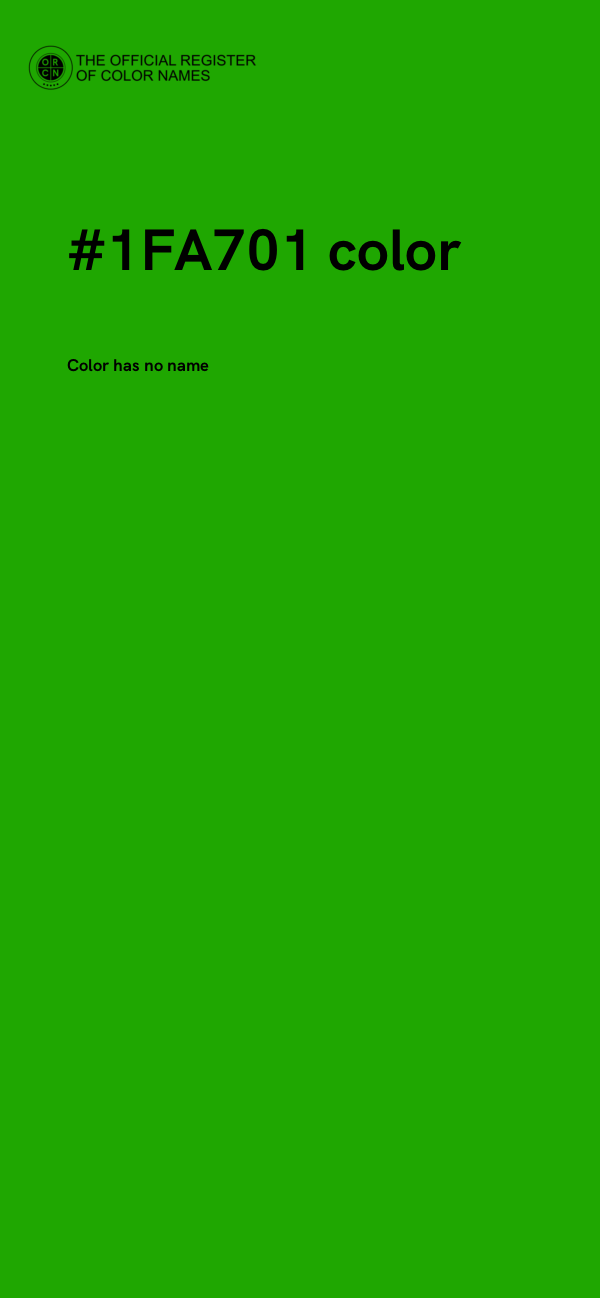 #1FA701 color image