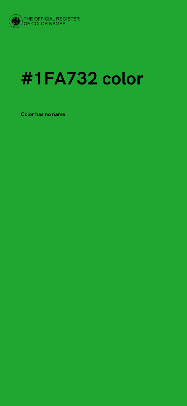 #1FA732 color image