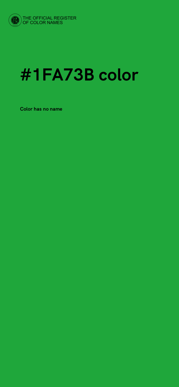 #1FA73B color image
