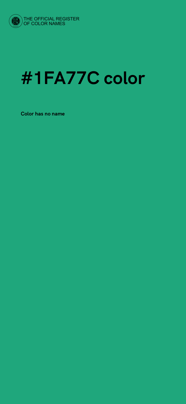 #1FA77C color image