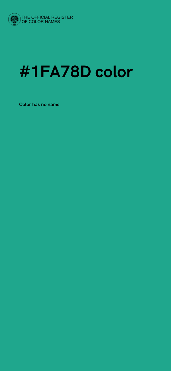 #1FA78D color image