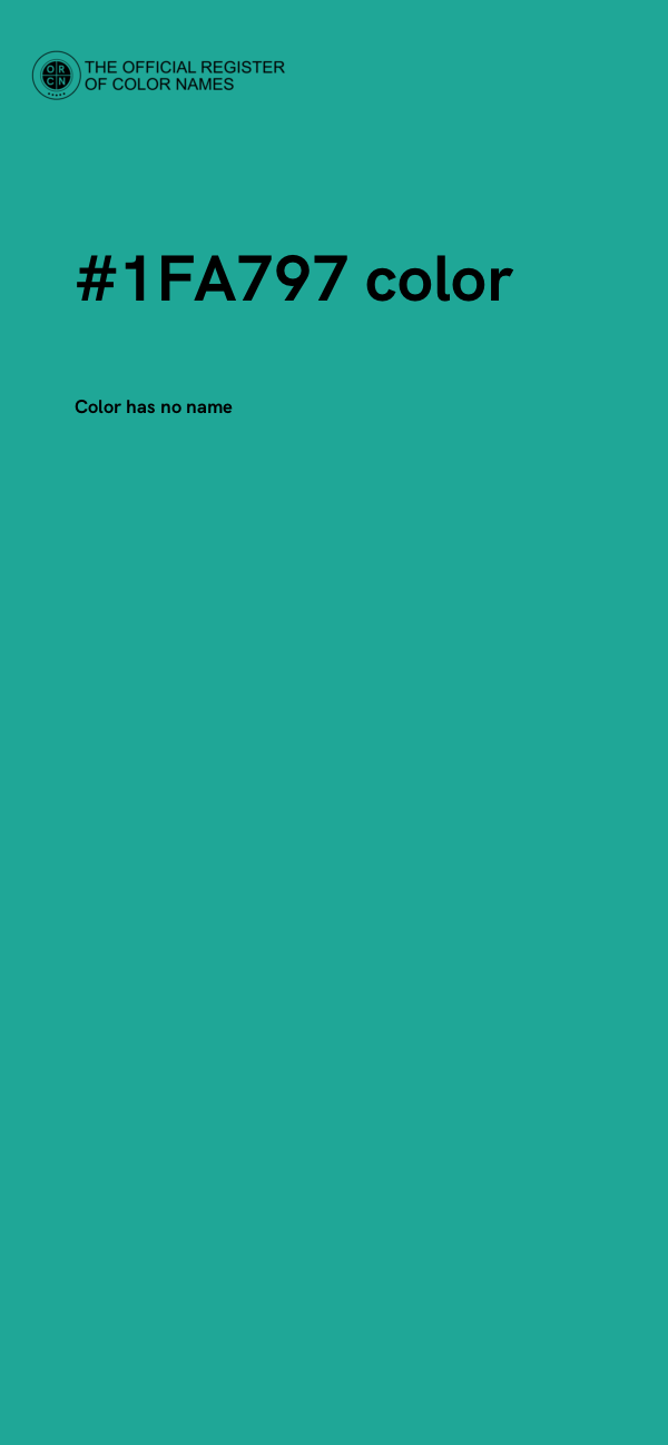 #1FA797 color image