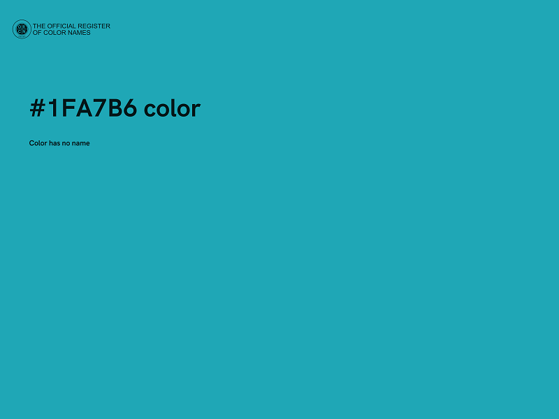#1FA7B6 color image