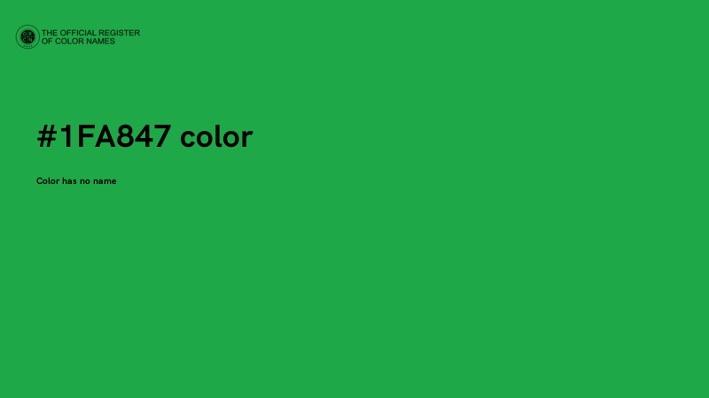 #1FA847 color image