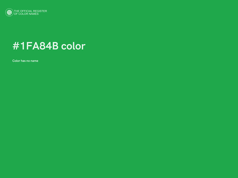 #1FA84B color image