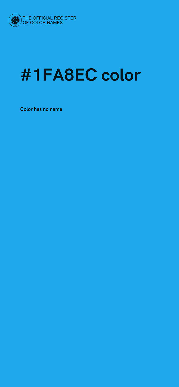 #1FA8EC color image