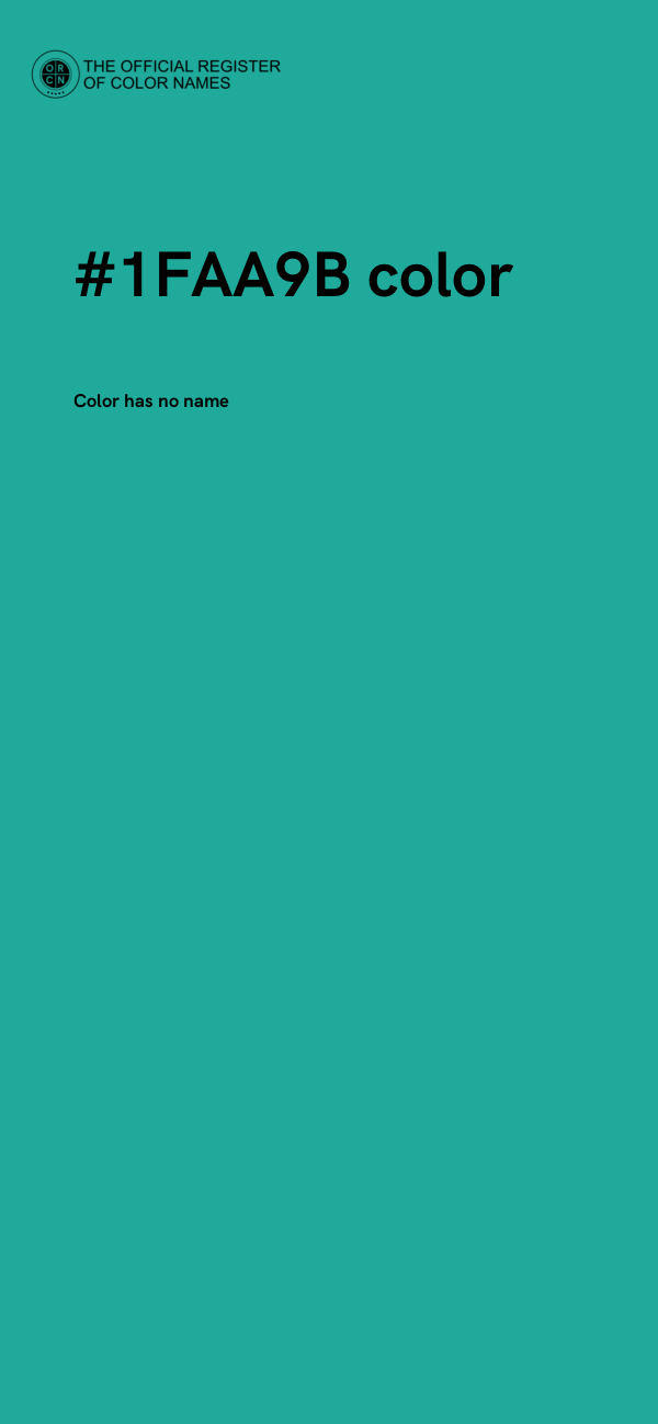 #1FAA9B color image