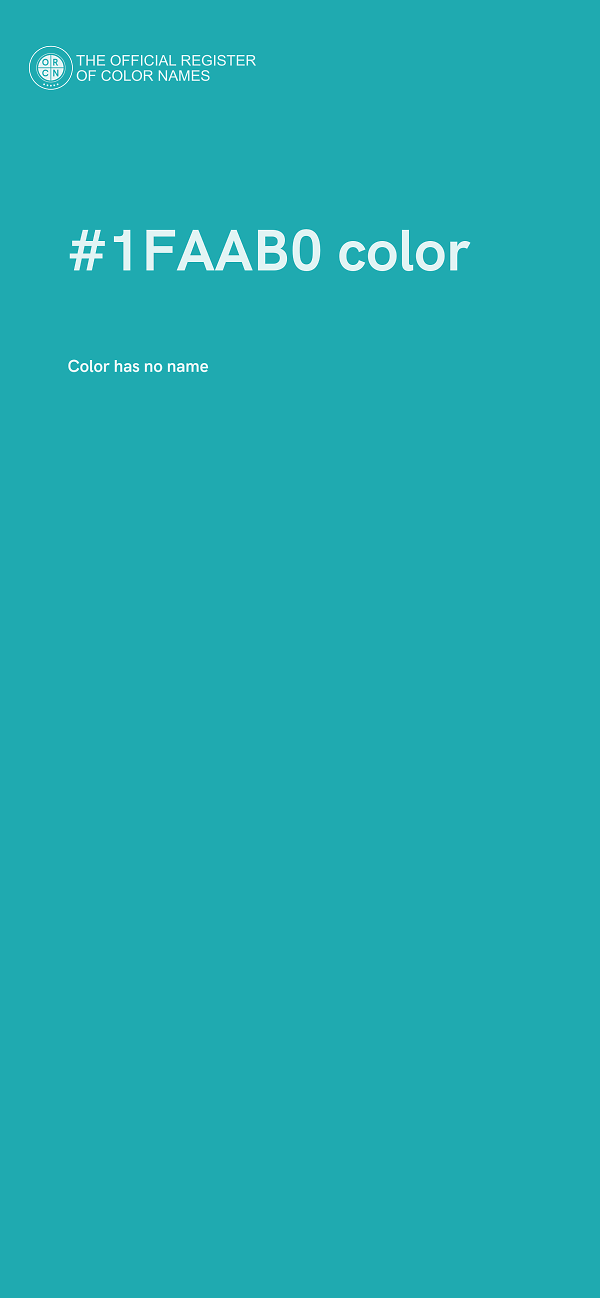 #1FAAB0 color image