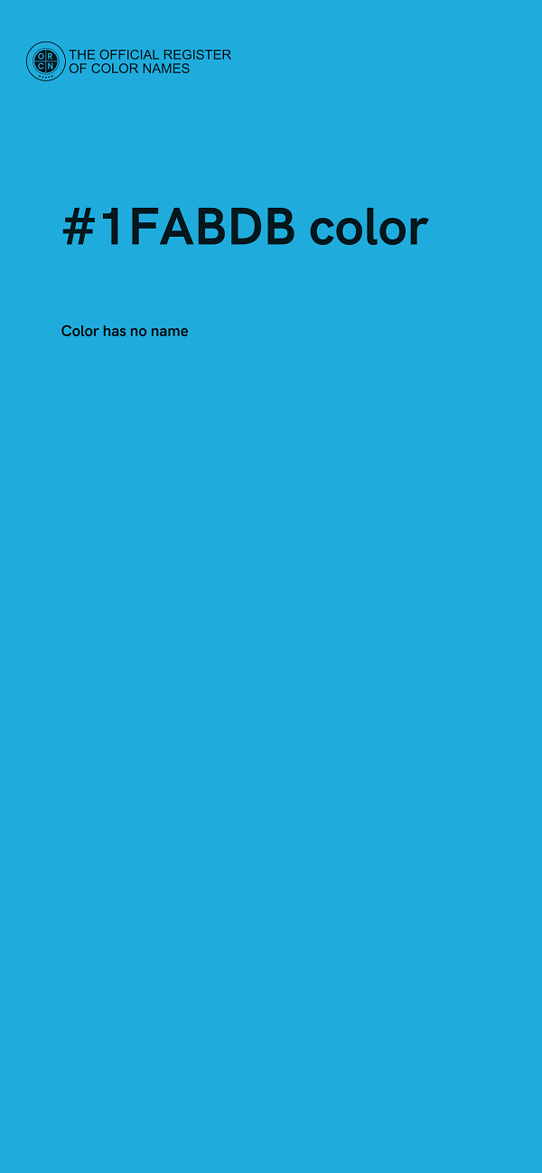 #1FABDB color image