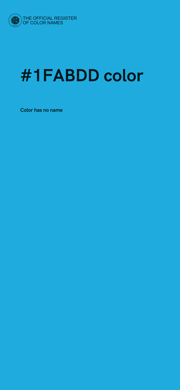 #1FABDD color image