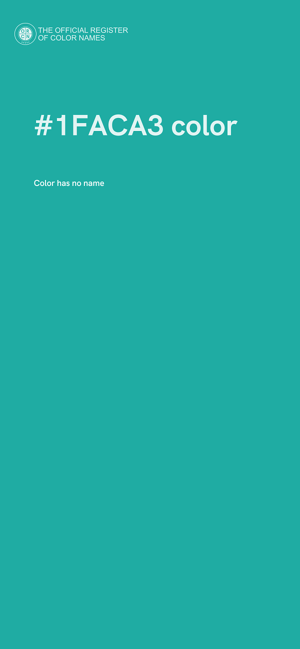 #1FACA3 color image
