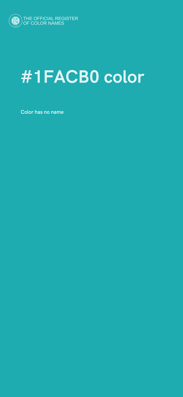 #1FACB0 color image