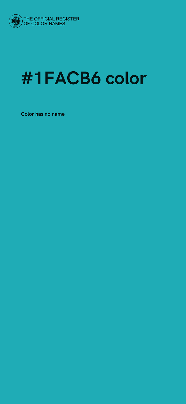 #1FACB6 color image