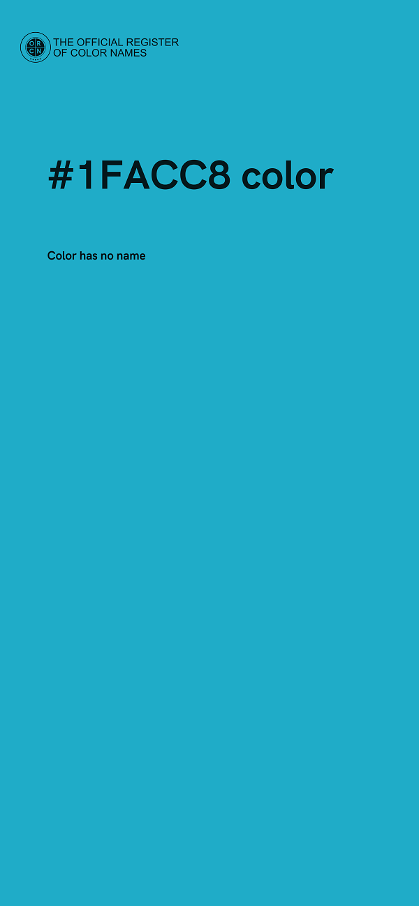 #1FACC8 color image
