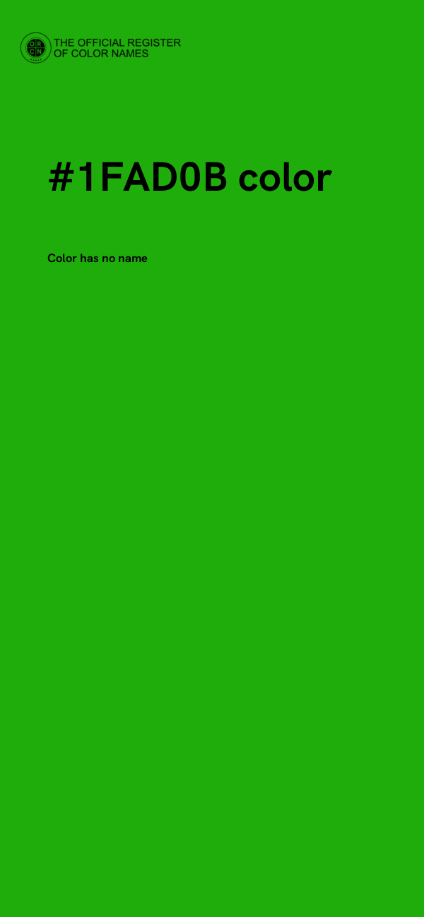 #1FAD0B color image