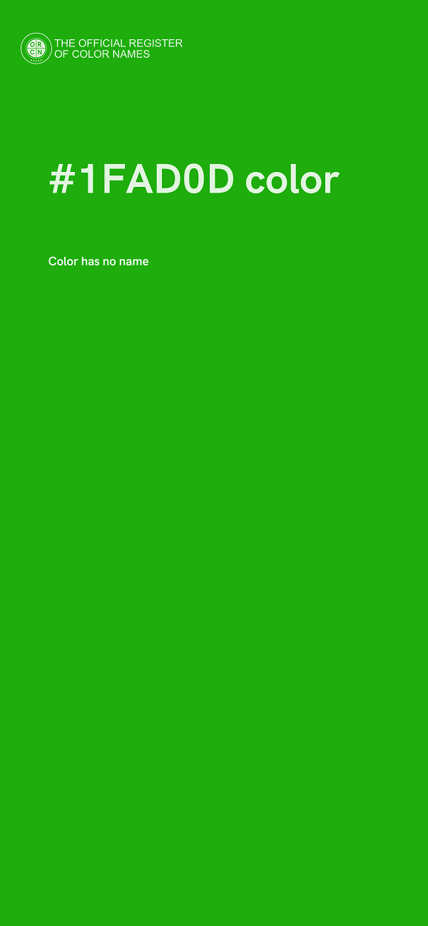 #1FAD0D color image