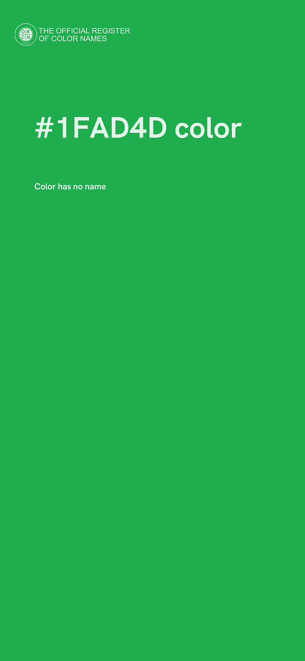 #1FAD4D color image