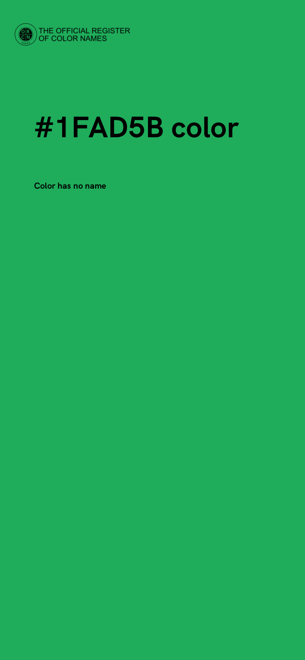 #1FAD5B color image