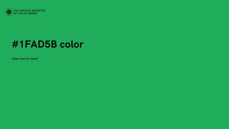 #1FAD5B color image