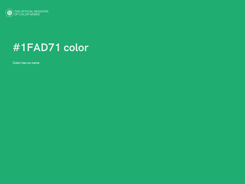 #1FAD71 color image