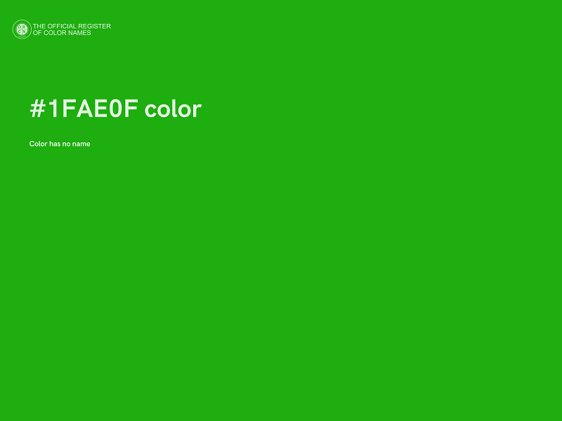 #1FAE0F color image