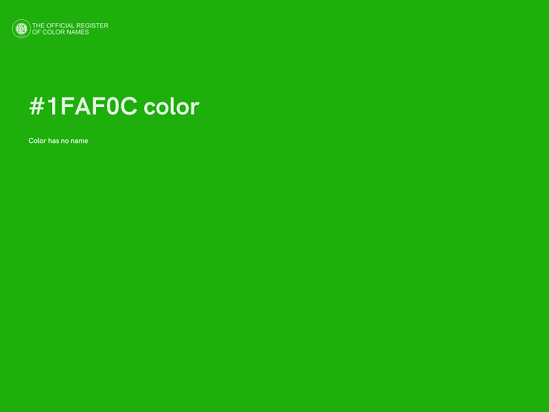 #1FAF0C color image