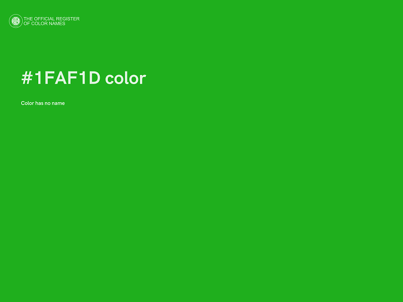 #1FAF1D color image