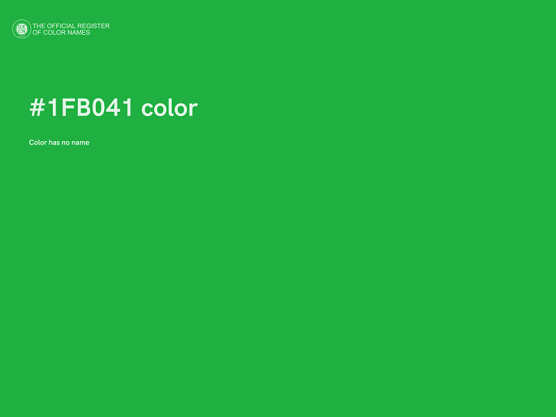 #1FB041 color image