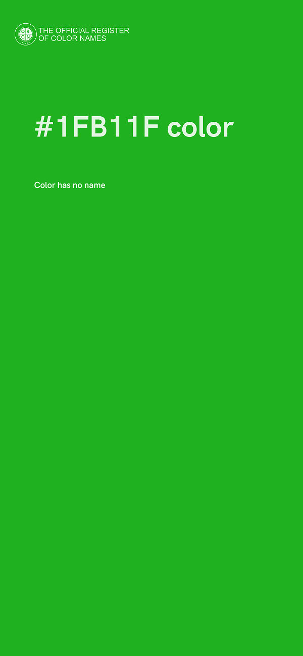 #1FB11F color image