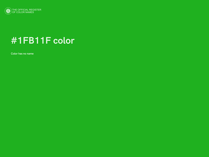 #1FB11F color image