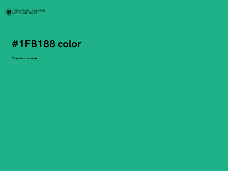 #1FB188 color image