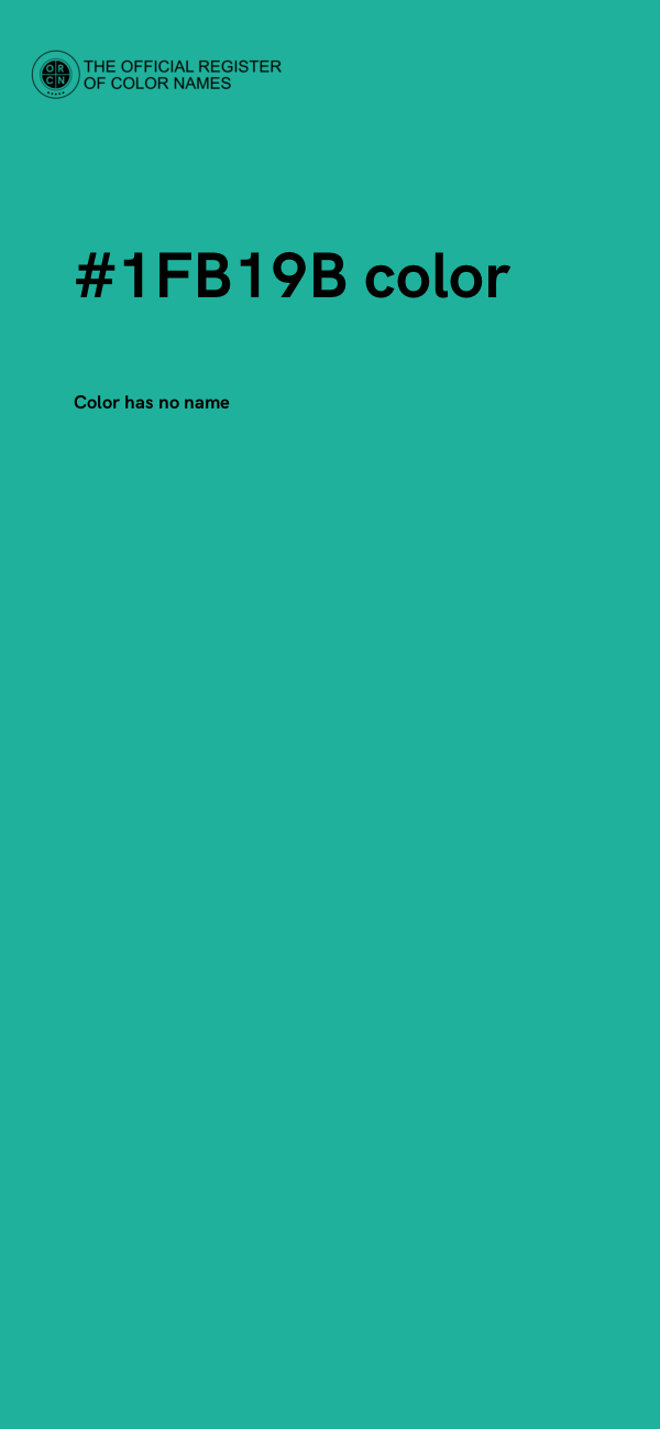 #1FB19B color image
