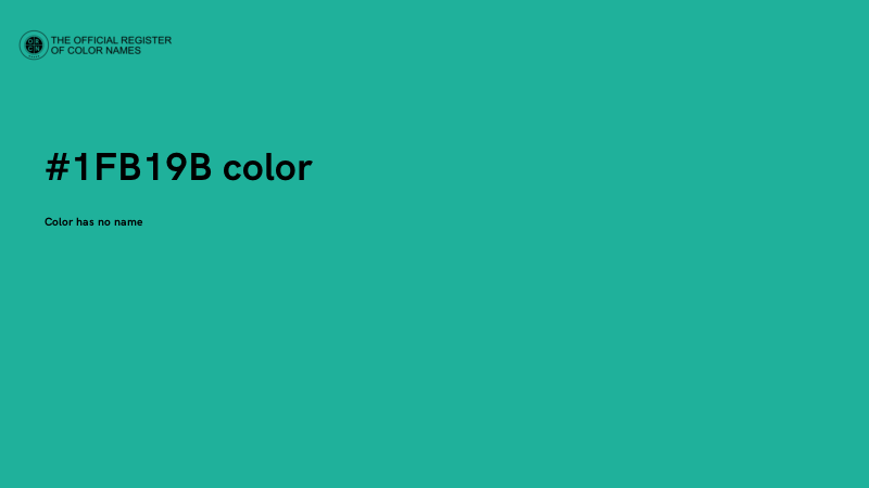 #1FB19B color image